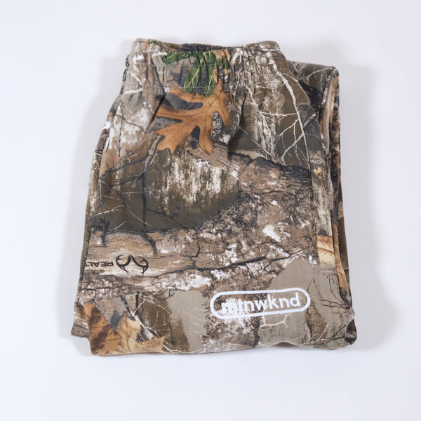 ★ PRENDA★ REAL TREE JOGGER PANTS BROWN PRTFSSPT04WR8 Realtree Trousers Adult Large Brown Camo Lined Workwear