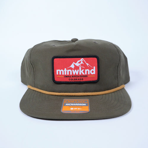 SBG Patch Rope Hat - Loden Green/Gold