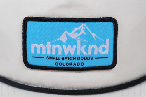SBG Patch Rope Hat - White/Fionn Blue