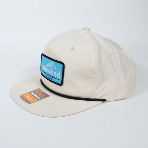 SBG Patch Rope Hat - White/Fionn Blue