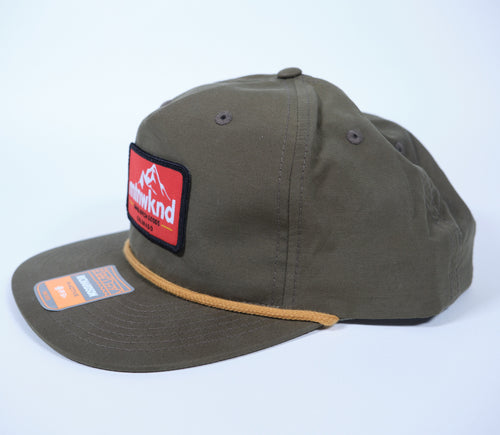 SBG Patch Rope Hat - Loden Green/Gold