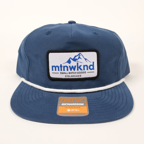 SBG Patch Rope Hat - Blue/White