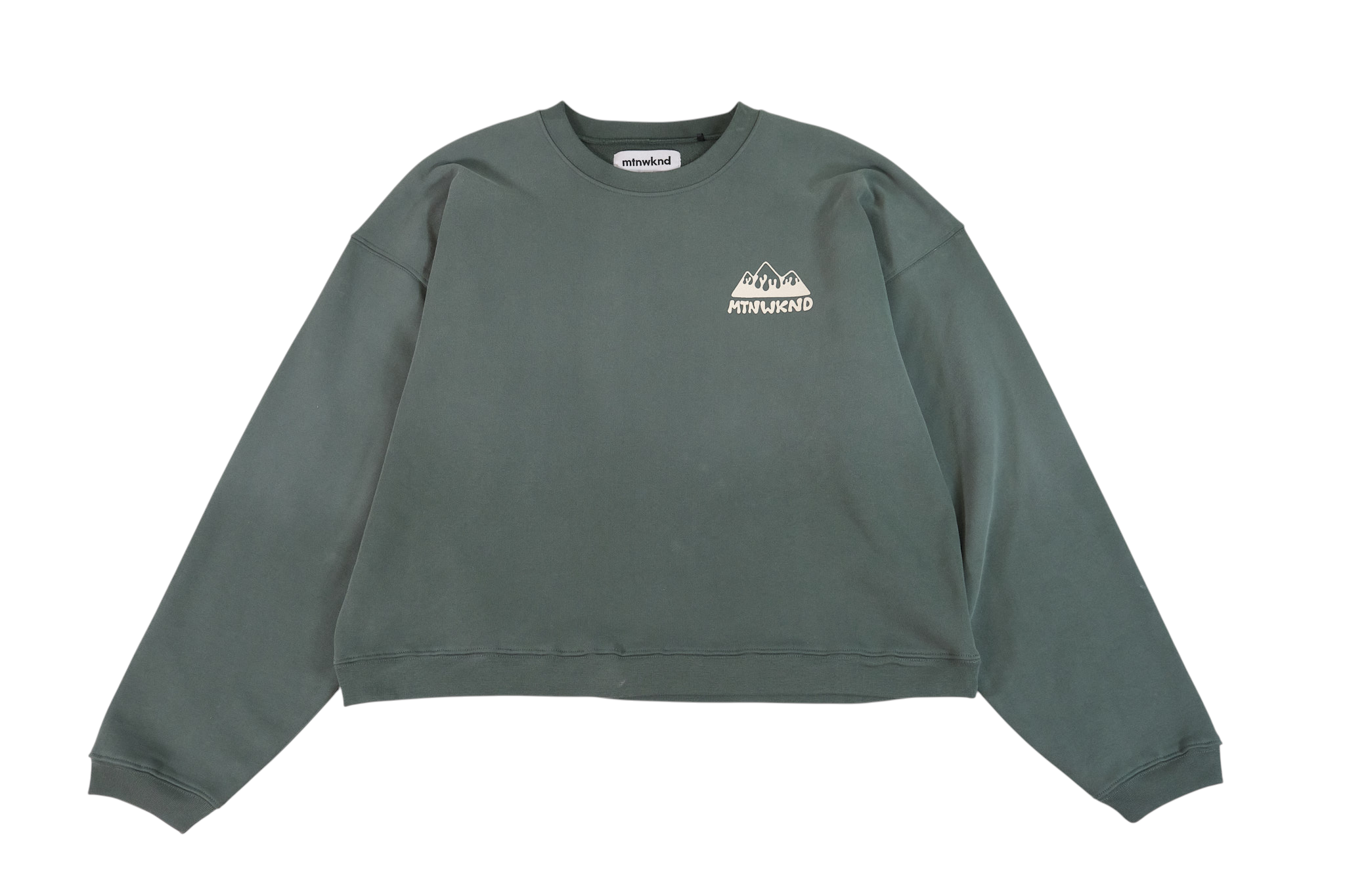 Apres ELC Crewneck - Sun Faded Green