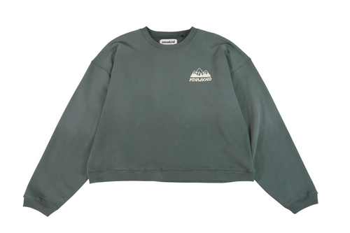 Apres ELC Crewneck - Sun Faded Green
