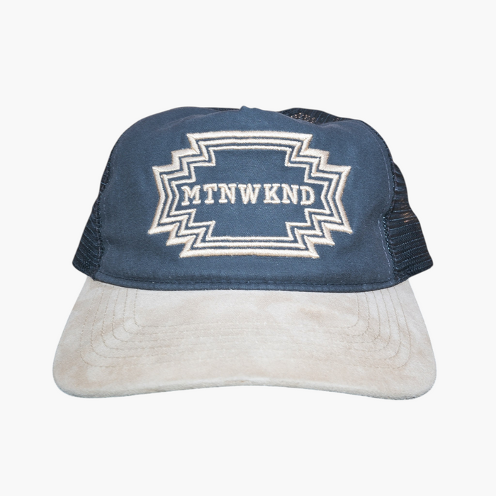The Native Trucker Hat Faded Black/Suede