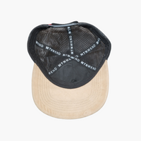The Native Trucker Hat Faded Black/Suede