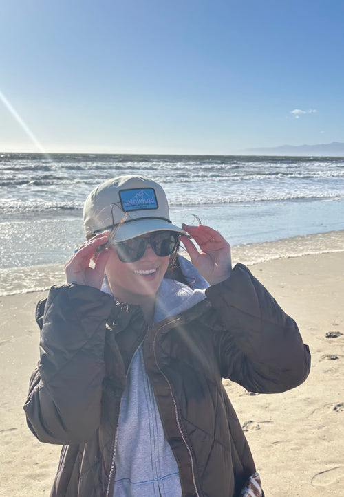 SBG Patch Rope Hat - White/Fionn Blue