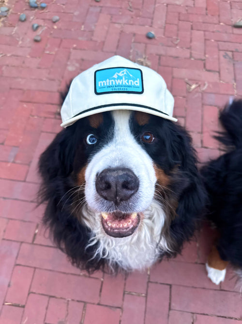 SBG Patch Rope Hat - White/Fionn Blue